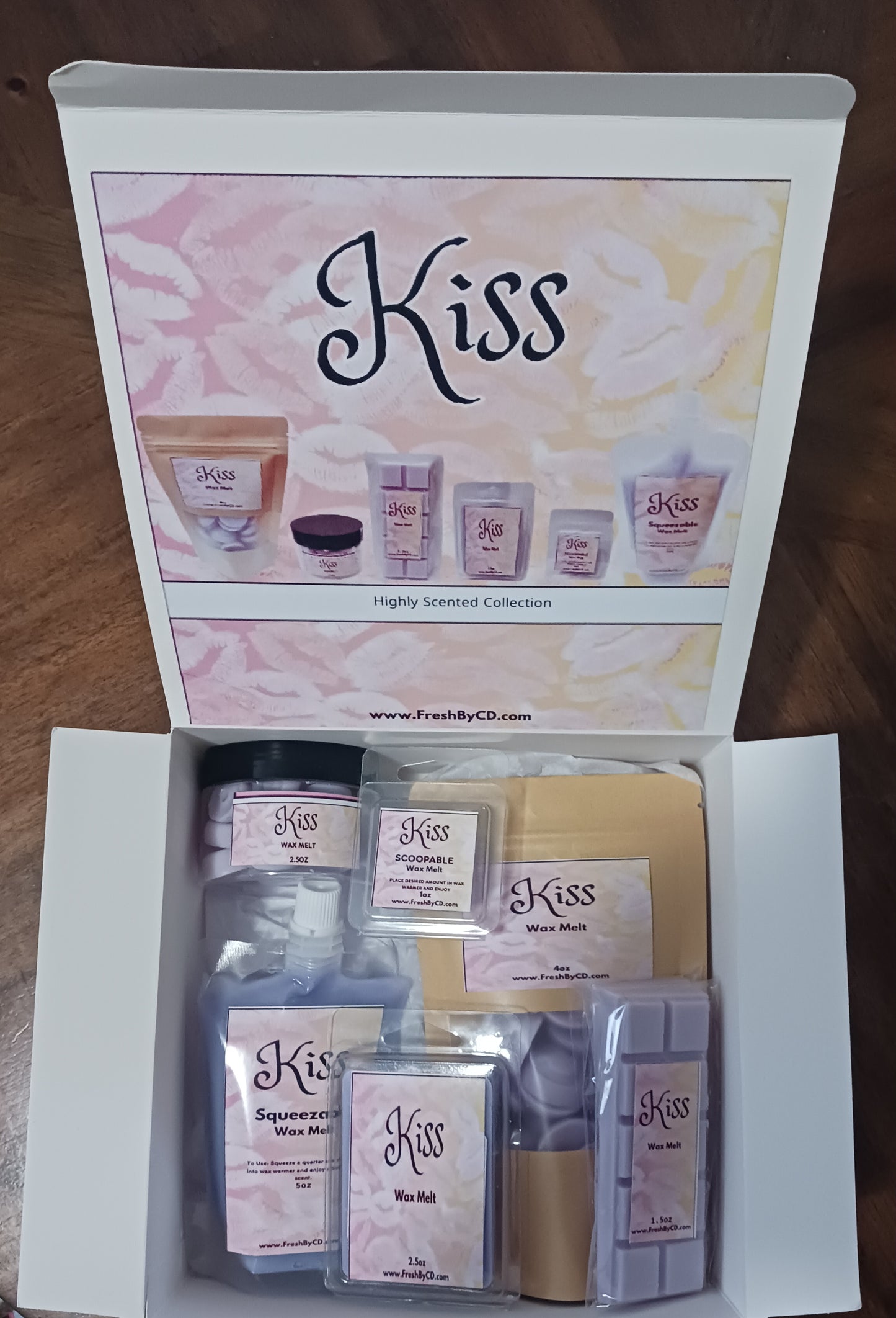 Kiss Scented Wax Melts Gift Set