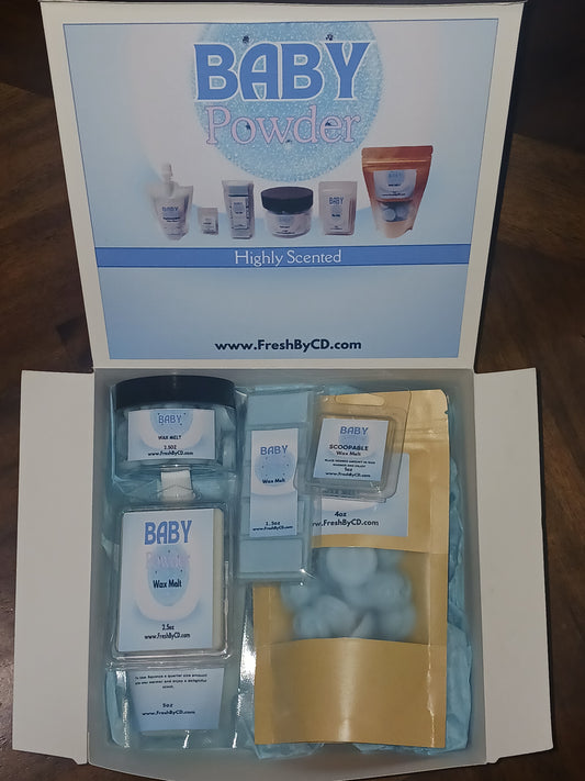 Wax Melt Gift Set Baby Powder Scented