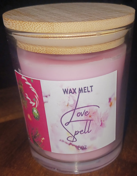 6oz Candle Love Spell Scent