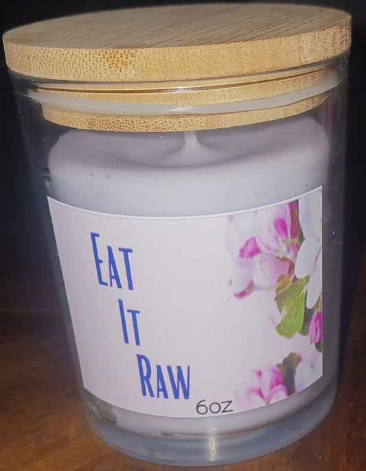 6oz Candle Eat It Raw Scent