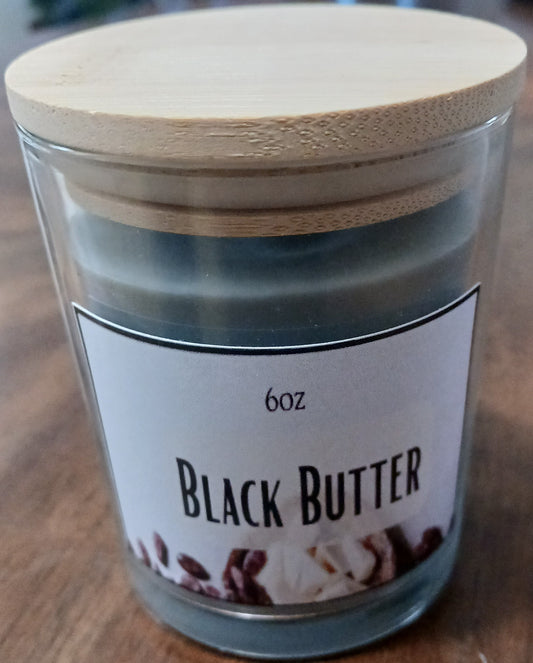 6 oz Candle Black Butter Scent