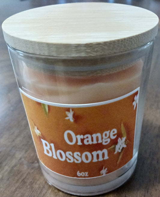 6 oz Candle Orange Blossom Scent